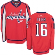 Eric Fehr Washington Capitals Reebok Men's Authentic Home Jersey - Red