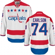 John Carlson Washington Capitals Reebok Men's Authentic Third Jersey - White