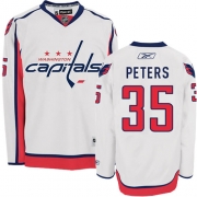 Justin Peters Washington Capitals Reebok Men's Authentic Away Jersey - White