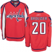 Troy Brouwer Washington Capitals Reebok Men's Authentic Home Jersey - Red