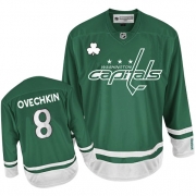 Alex Ovechkin Washington Capitals Reebok Youth Authentic St Patty's Day Jersey - Green