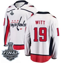 Brendan Witt Washington Capitals Fanatics Branded Youth Breakaway Away 2018 Stanley Cup Final Patch Jersey - White