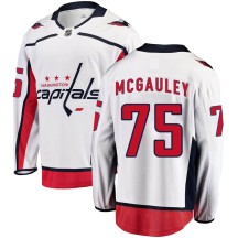 Tim McGauley Washington Capitals Fanatics Branded Youth Breakaway Away Jersey - White