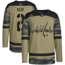 Ken Klee Washington Capitals Adidas Men's Authentic Military Appreciation Practice Jersey - Camo