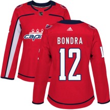 Peter Bondra Washington Capitals Adidas Women's Authentic Home Jersey - Red