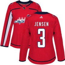 Nick Jensen Washington Capitals Adidas Women's Authentic Home Jersey - Red