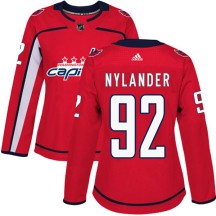 Michael Nylander Washington Capitals Adidas Women's Authentic Home Jersey - Red