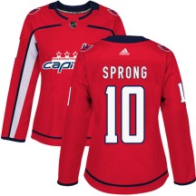 Daniel Sprong Washington Capitals Adidas Women's Authentic ized Home Jersey - Red
