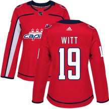 Brendan Witt Washington Capitals Adidas Women's Authentic Home Jersey - Red