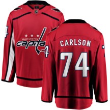 John Carlson Washington Capitals Fanatics Branded Youth Home Breakaway Jersey - Red