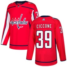 Enrico Ciccone Washington Capitals Adidas Youth Authentic Home Jersey - Red