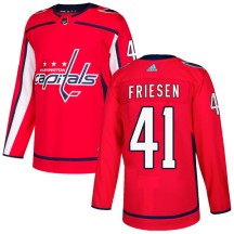 Jeff Friesen Washington Capitals Adidas Youth Authentic Home Jersey - Red