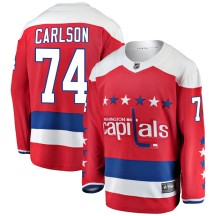 John Carlson Washington Capitals Fanatics Branded Men's Breakaway Alternate Jersey - Red