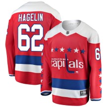 Carl Hagelin Washington Capitals Fanatics Branded Men's Breakaway Alternate Jersey - Red