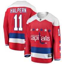 Jeff Halpern Washington Capitals Fanatics Branded Men's Breakaway Alternate Jersey - Red