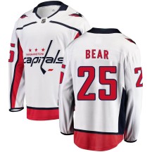 Ethan Bear Washington Capitals Fanatics Branded Men's Breakaway Away Jersey - White