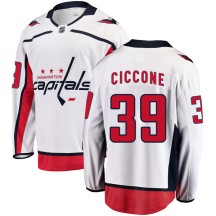 Enrico Ciccone Washington Capitals Fanatics Branded Men's Breakaway Away Jersey - White