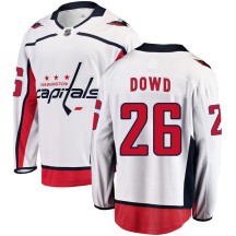 Nic Dowd Washington Capitals Fanatics Branded Men's Breakaway Away Jersey - White