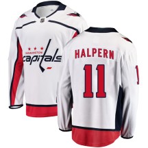 Jeff Halpern Washington Capitals Fanatics Branded Men's Breakaway Away Jersey - White