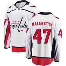 Beck Malenstyn Washington Capitals Fanatics Branded Men's Breakaway Away Jersey - White