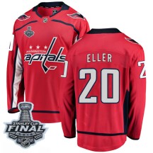 Lars Eller Washington Capitals Fanatics Branded Youth Breakaway Home 2018 Stanley Cup Final Patch Jersey - Red