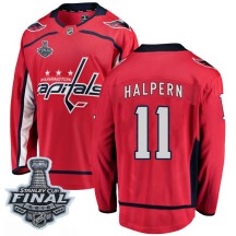 Jeff Halpern Washington Capitals Fanatics Branded Youth Breakaway Home 2018 Stanley Cup Final Patch Jersey - Red