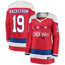 Nicklas Backstrom Washington Capitals Fanatics Branded Women's Breakaway Alternate Jersey - Red
