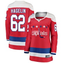 Carl Hagelin Washington Capitals Fanatics Branded Women's Breakaway Alternate Jersey - Red