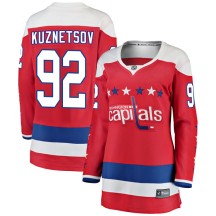 Evgeny Kuznetsov Washington Capitals Fanatics Branded Women's Breakaway Alternate Jersey - Red