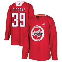 Enrico Ciccone Washington Capitals Adidas Youth Authentic Practice Jersey - Red