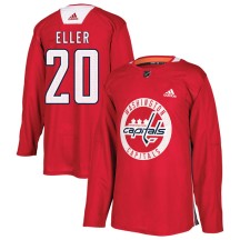 Lars Eller Washington Capitals Adidas Youth Authentic Practice Jersey - Red