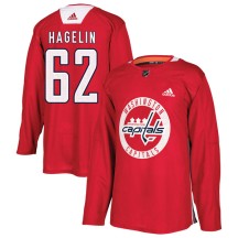 Carl Hagelin Washington Capitals Adidas Youth Authentic Practice Jersey - Red
