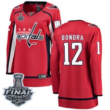 Peter Bondra Washington Capitals Fanatics Branded Women's Breakaway Home 2018 Stanley Cup Final Patch Jersey - Red