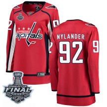 Michael Nylander Washington Capitals Fanatics Branded Women's Breakaway Home 2018 Stanley Cup Final Patch Jersey - Red