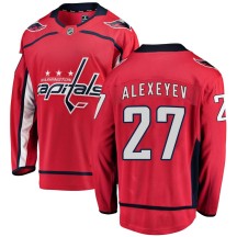 Alexander Alexeyev Washington Capitals Fanatics Branded Men's Breakaway Home Jersey - Red