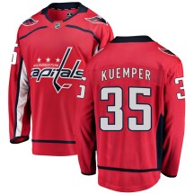 Darcy Kuemper Washington Capitals Fanatics Branded Men's Breakaway Home Jersey - Red