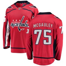 Tim McGauley Washington Capitals Fanatics Branded Men's Breakaway Home Jersey - Red