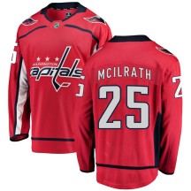 Dylan McIlrath Washington Capitals Fanatics Branded Men's Breakaway Home Jersey - Red