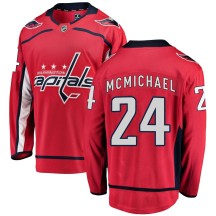 Connor McMichael Washington Capitals Fanatics Branded Men's Breakaway Home Jersey - Red