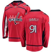 Joe Snively Washington Capitals Fanatics Branded Men's Breakaway Home Jersey - Red