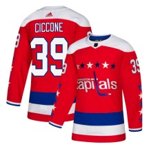 Enrico Ciccone Washington Capitals Adidas Youth Authentic Alternate Jersey - Red