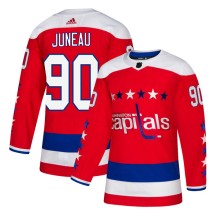 Joe Juneau Washington Capitals Adidas Men's Authentic Alternate Jersey - Red